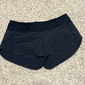 Lululemon Speed Up Low-Rise 2.5 Short Black